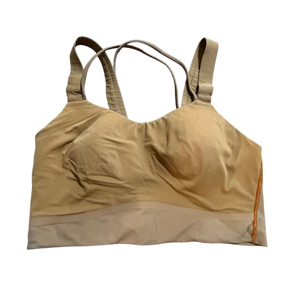 Lululemon‎ bra has some wear fits like a M yoga activewear longline